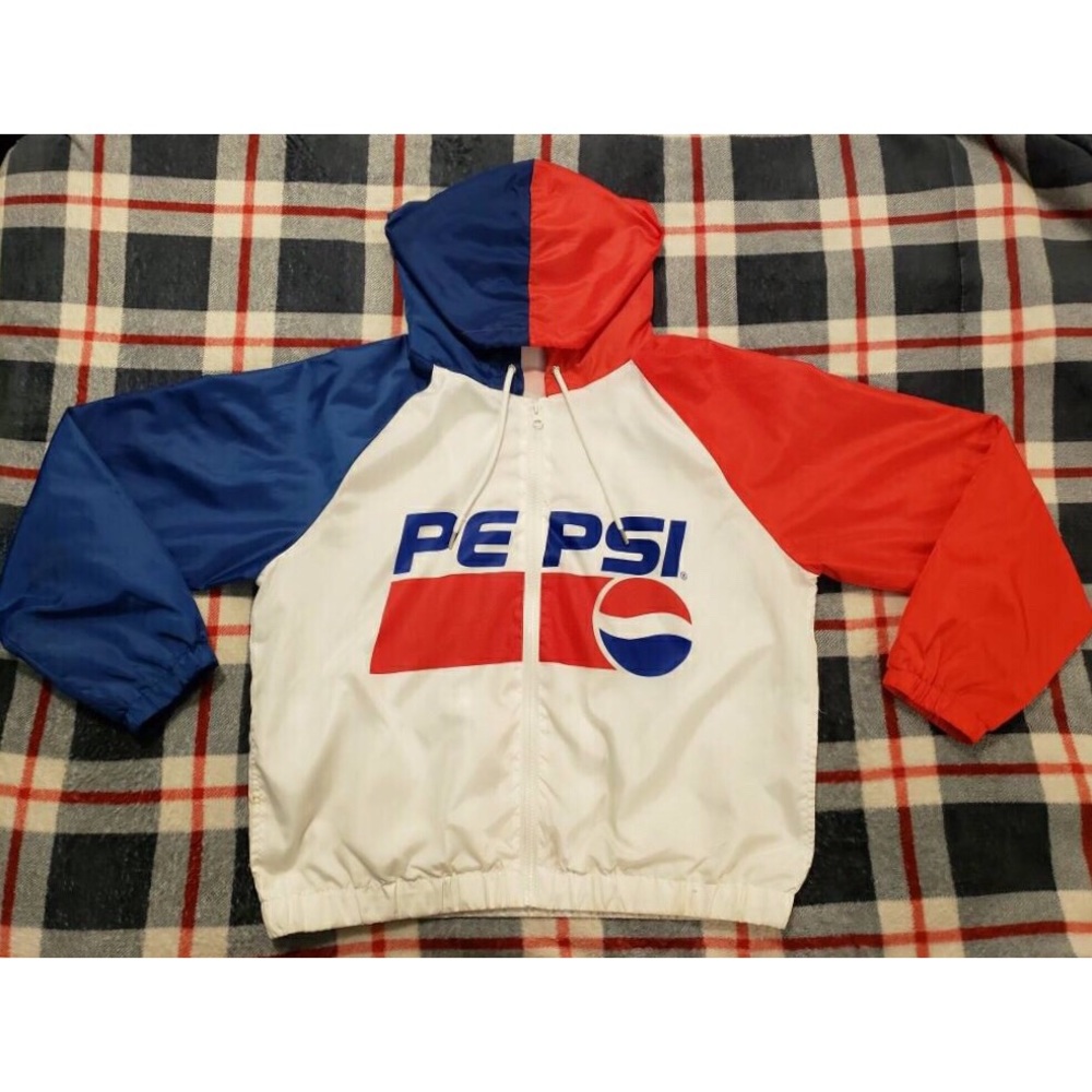 EUC Pepsi windbreaker